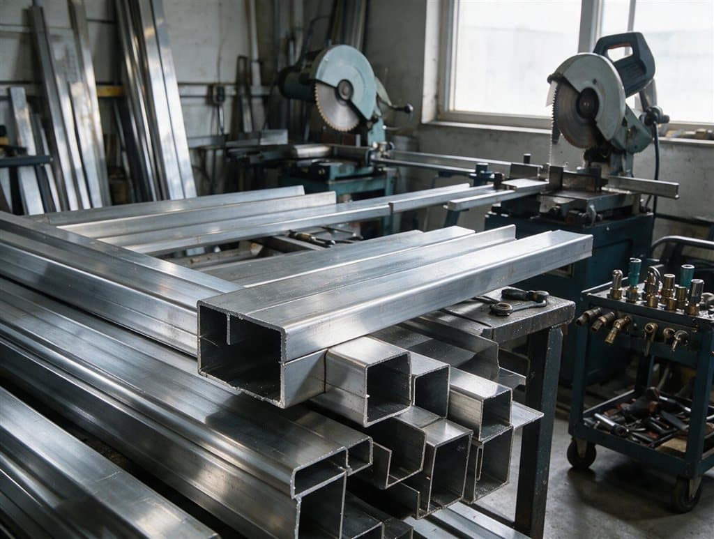 Taller de carpintería metálica de Aluminios Suso en Culleredo